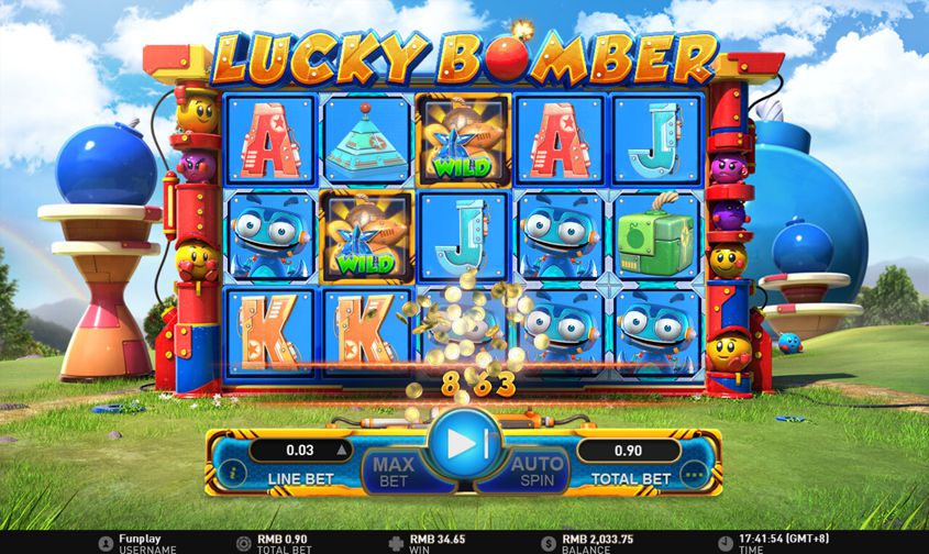 สล็อต Lucky Bomber ออนไลน์ - เดินทางสู่โลกแห่งอนาคตอันแสนสนุกและรับเงินจริง!