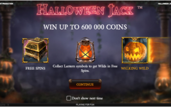 รีวิวสล็อตออนไลน์ : เล่นสล็อตออนไลน์ Halloween Jack และรับรางวัล 3,000 เท่าของเงินเดิมพันของคุณ