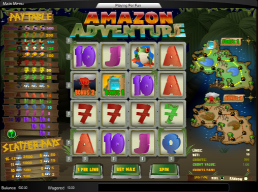 amazon adventure slot game Live Casino House