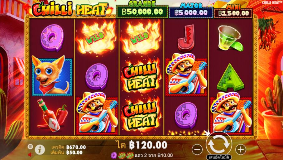 chilli heat slot game Live Casino House 