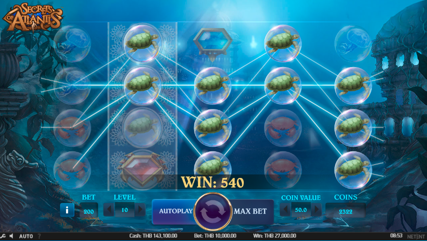 Secrets of Atlantis Slot Game: Full Review and List of Casinos Where You Can Play It        